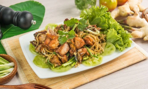 Fried Chicken with Ginger